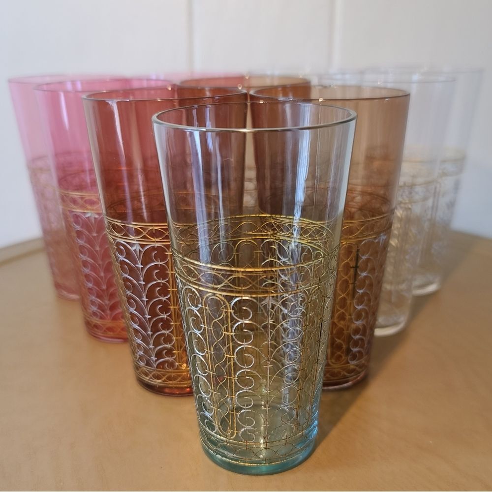 RARE Lobmeyr Glasses Set of 10, Spanish Series